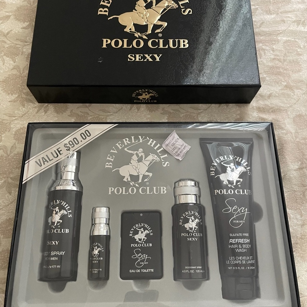 Beverly Hills Polo Club Men's Grooming Set - Black